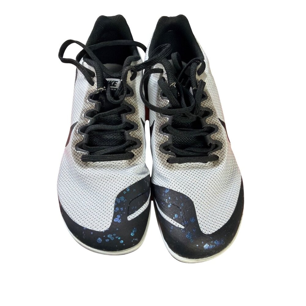 Nike Zoom Rival D10 Track & Field Spikes Sz 6 US White/Black New